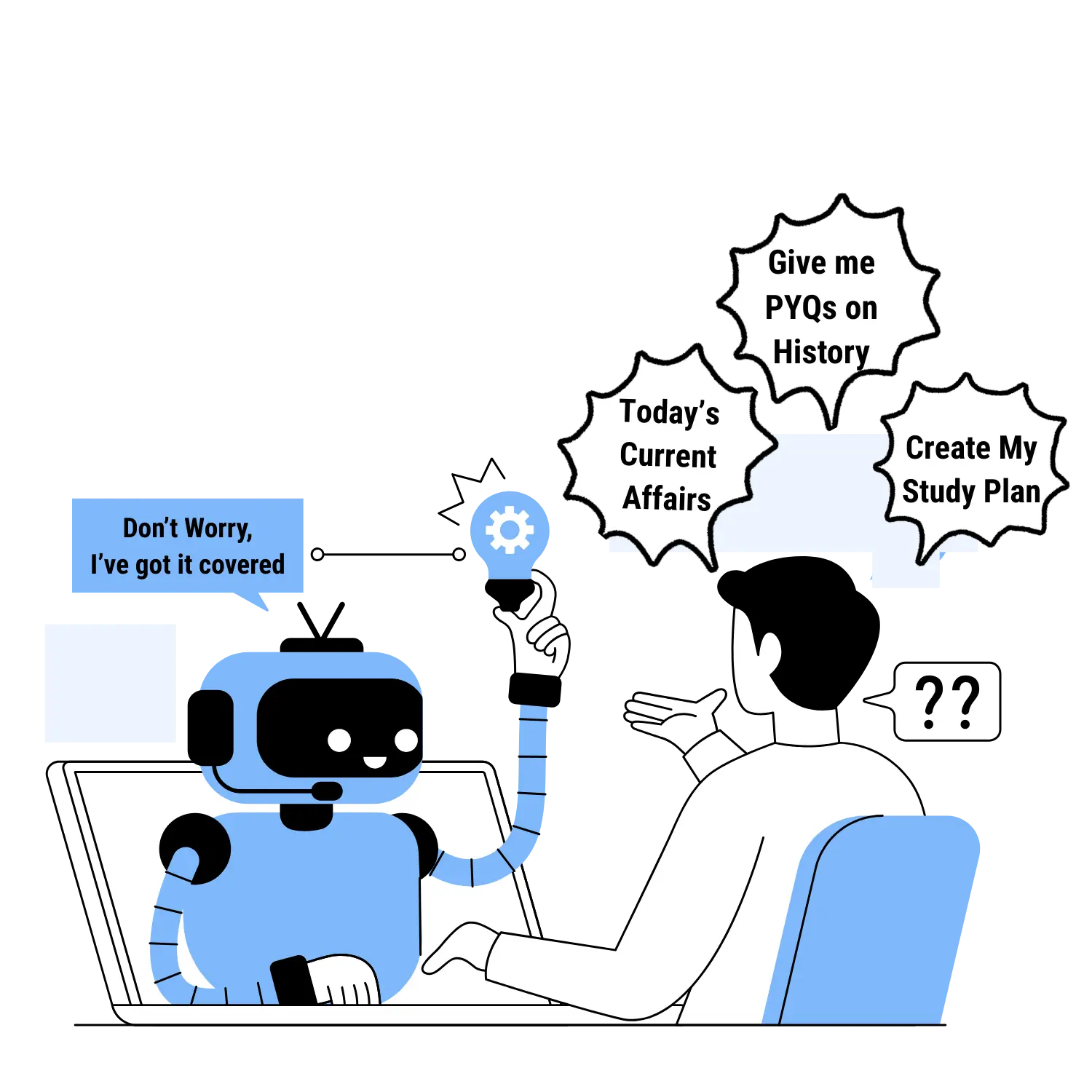 UPSC GPT AI Assistant Interface